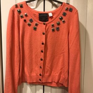 Anthropologie Guinevere Cardigan w Embellishments